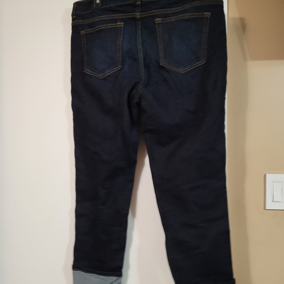 Jeans with pearl and rhinestone cuff - Picture 4 of 4